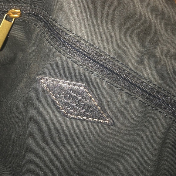 EUC fossil genuine leather satchel - Picture 3 of 3